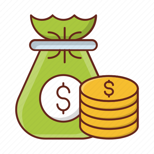 Dollar, bag, money, saving, currency icon - Download on Iconfinder