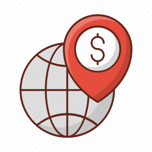 Location, banking, global, map, pin icon - Download on Iconfinder