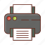 printer, print, document, paper, office 