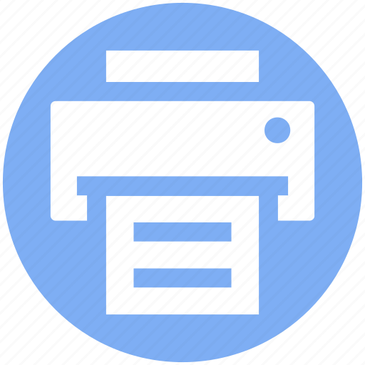 Device, fax, output, paper, print, printer, printing icon - Download on Iconfinder
