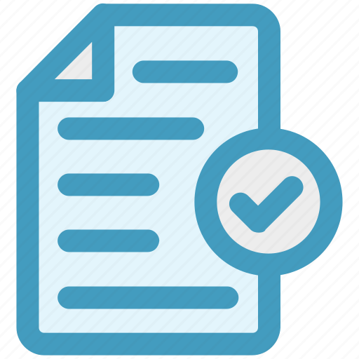 Approve, confirm, document, file, page, paper, sheet icon - Download on Iconfinder