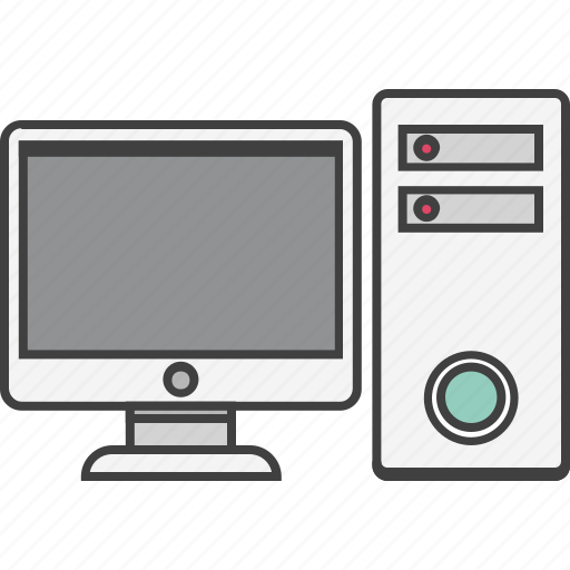 Computer, desktop computer, desktop pc, personal computer, tower pc icon - Download on Iconfinder