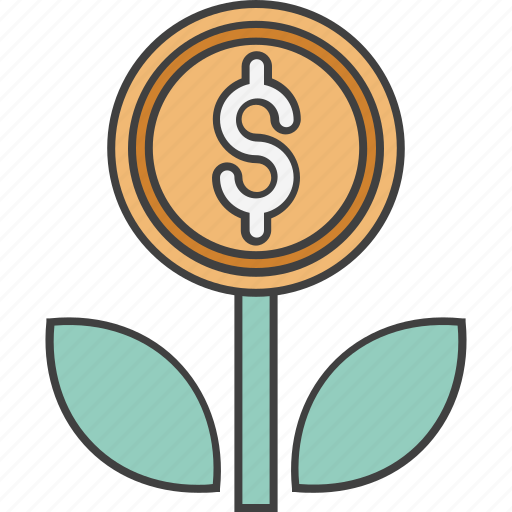 Business expand, business growth, investment, money plant, plant icon - Download on Iconfinder