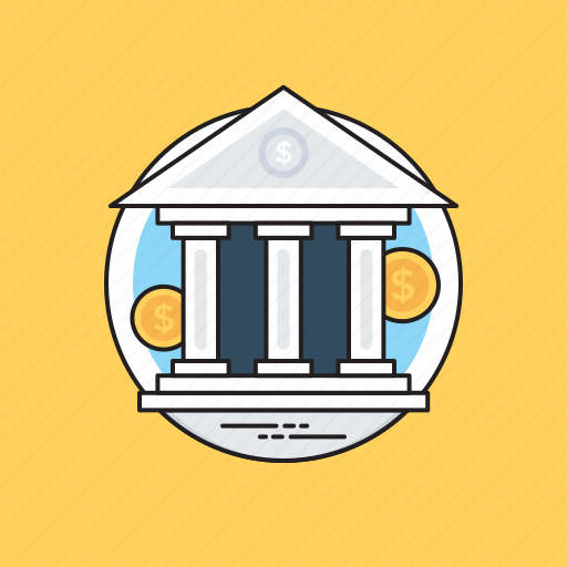 Bank, bank building, bank exterior, finance, money icon - Download on Iconfinder
