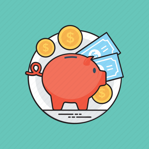 Emergency funds, penny bank, piggy bank, retirement, savings icon - Download on Iconfinder