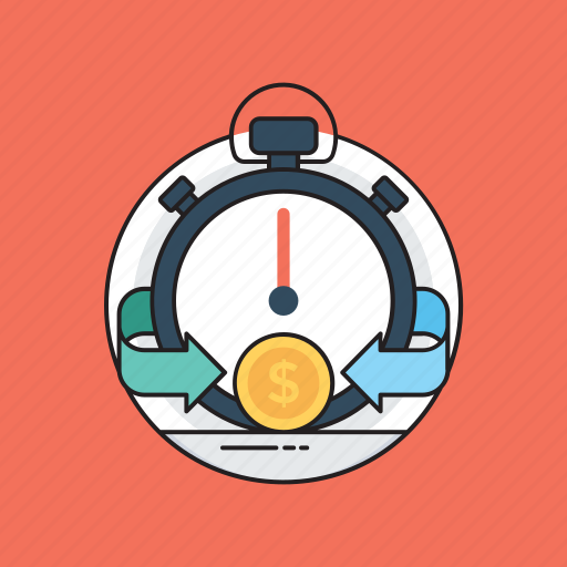 Business and finance, overall benefits, productivity, success speed, time is money icon - Download on Iconfinder