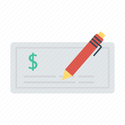 Bank, cheque, pay, sign icon - Download on Iconfinder
