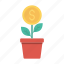 dollar, growth, money, plant 
