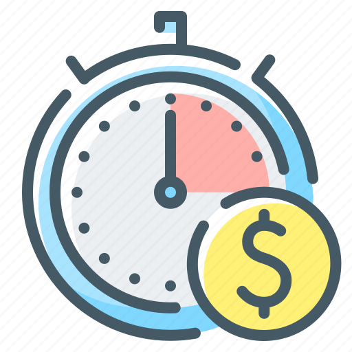 Management, money, services, stopwatch, time, time is money icon - Download on Iconfinder