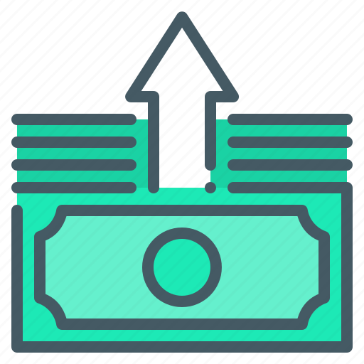 Arrow, currency, funds, money, withdrawal, withdrawal of funds icon - Download on Iconfinder