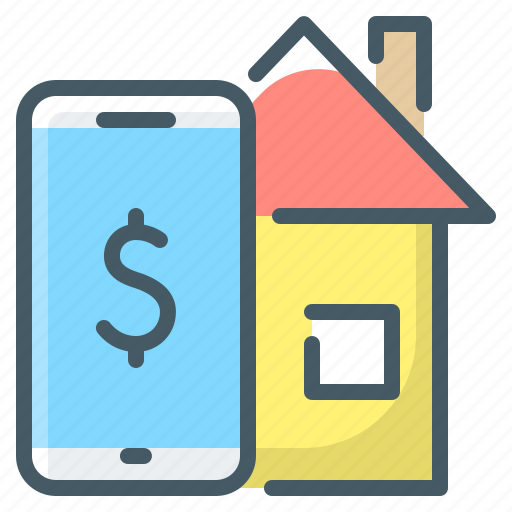 Finance, finance home, home, house, service icon - Download on Iconfinder