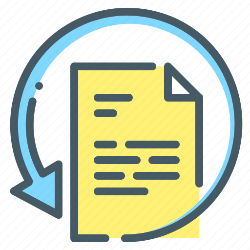 Check, check document, document, resubmit icon - Download on Iconfinder