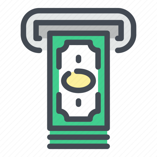 Atm, bank, cash, cashout, dollar, money, payment icon - Download on Iconfinder