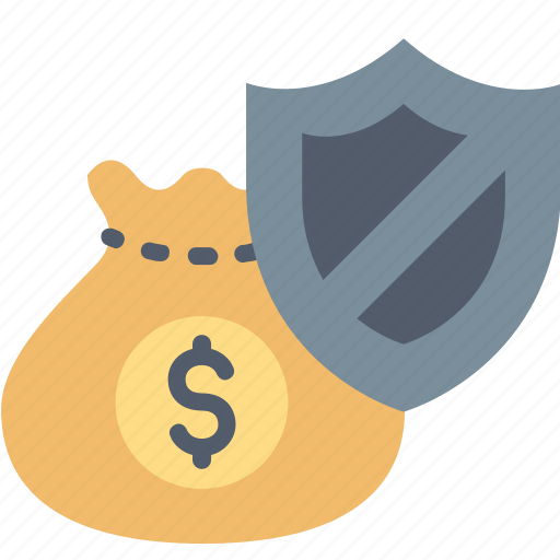 Insurance, bag, finance, money, protection, security, shield icon - Download on Iconfinder
