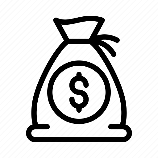 Bag, currency, dollar, money, saving icon - Download on Iconfinder