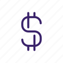 dollar sign, currency, finance, banking