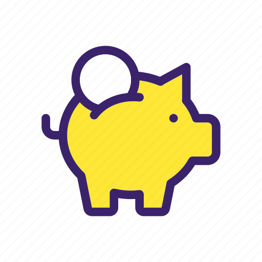 Piggy bank, savings, investment, budget icon - Download on Iconfinder
