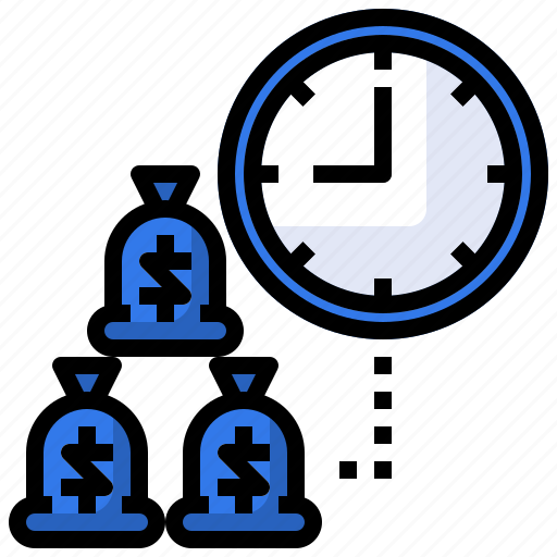 Alarm, cash, clock, money, time icon - Download on Iconfinder
