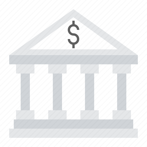 Bank building, banking, business, cash, currency, finance, money icon - Download on Iconfinder