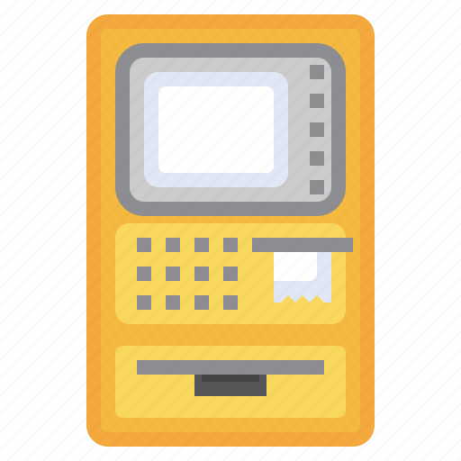 Atm, banking, cash, machine, money icon - Download on Iconfinder