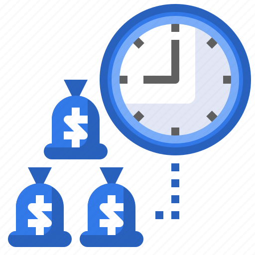 Alarm, clock, money, payment, time icon - Download on Iconfinder