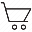 basket, cart, shopping, trolley