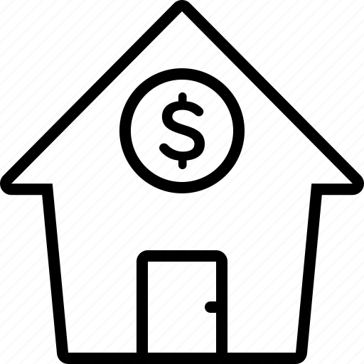 Mortgage, hostage, property, house, residence, building, real estate icon - Download on Iconfinder