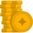 coin, stack, coins, money, gold, cash, finance, business