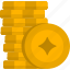 coin, stack, coins, money, gold, cash, finance, business 