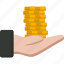 hand, coin, money, gold, finance, business, spend, income, payment 