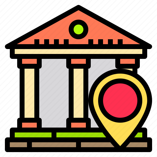 Bank, business, finance, location, money, online, technology icon - Download on Iconfinder