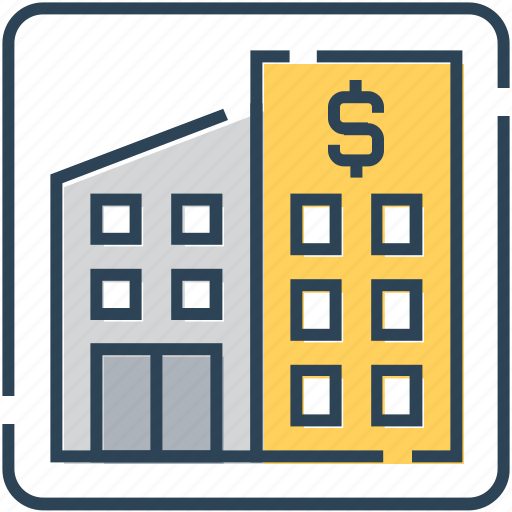 Apartment, bank, banking, building, finance, real estate icon - Download on Iconfinder
