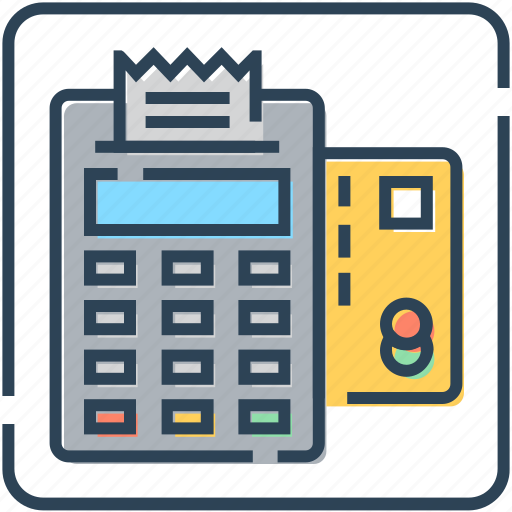 Atm card, banking, card machine, invoice machine, receipt, swap machine, terminal icon - Download on Iconfinder