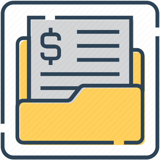 Banking, document, dollar, file, finance, folder icon - Download on Iconfinder