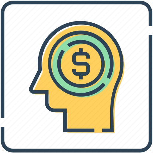 Business, cash, dollar, finance, head, mind icon - Download on Iconfinder