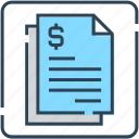 bank paper, business, document, file, report 