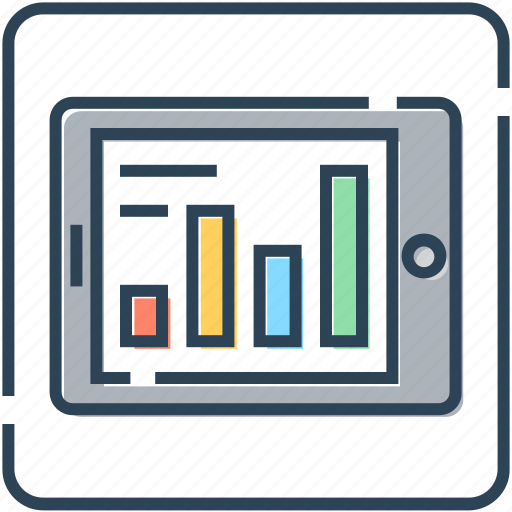 Analytics, cell phone, chart, graph, infographic, mobile icon - Download on Iconfinder