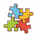 puzzle, solution, strategy, planning, teamwork