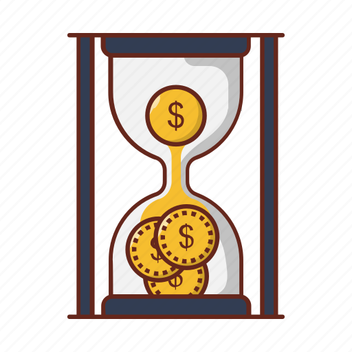 Stopwatch, hourglass, timer, banking, finance icon - Download on Iconfinder