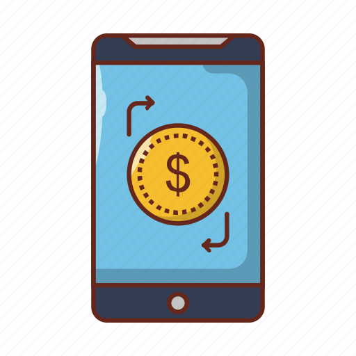 Transfer, mobile, banking, finance, dollar icon - Download on Iconfinder