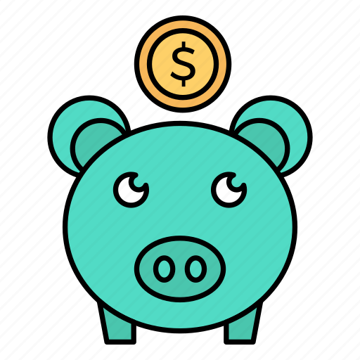 Piggy, dollar, coin, bank icon - Download on Iconfinder
