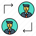 user, employee, exchange, avatar