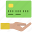 give, credit, card, finance, hand, debit 