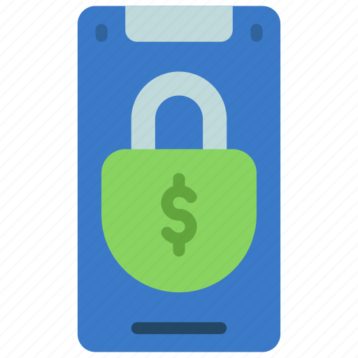 Locked, money, mobile, finance, lock, padlock icon - Download on Iconfinder