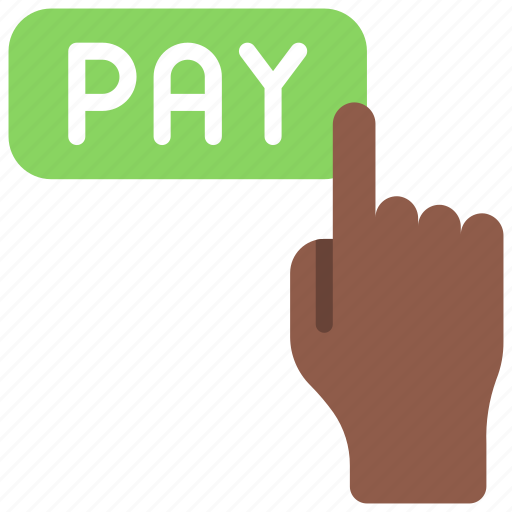Pay, button, press, finance, payment, tap icon - Download on Iconfinder