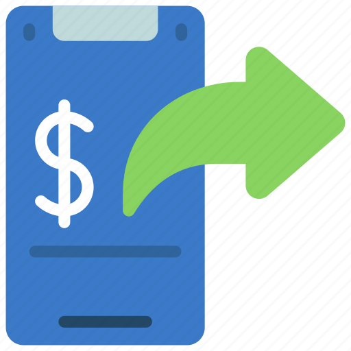 Send, money, mobile, finance, cash icon - Download on Iconfinder