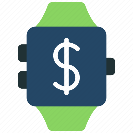 Smart, watch, money, finance, wristwatch, cash icon - Download on Iconfinder