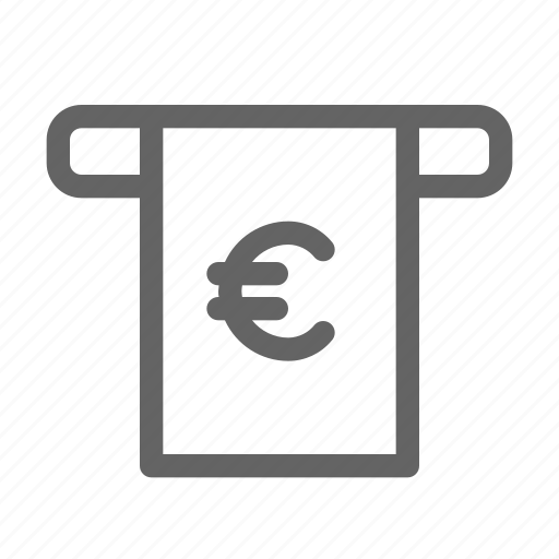 Atm, cashout, euro, money icon - Download on Iconfinder