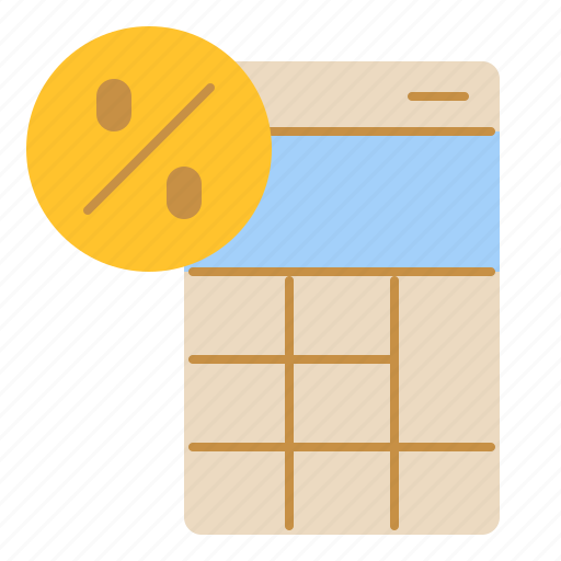 Interest, calculator, calculate, percent, finance, financial icon - Download on Iconfinder