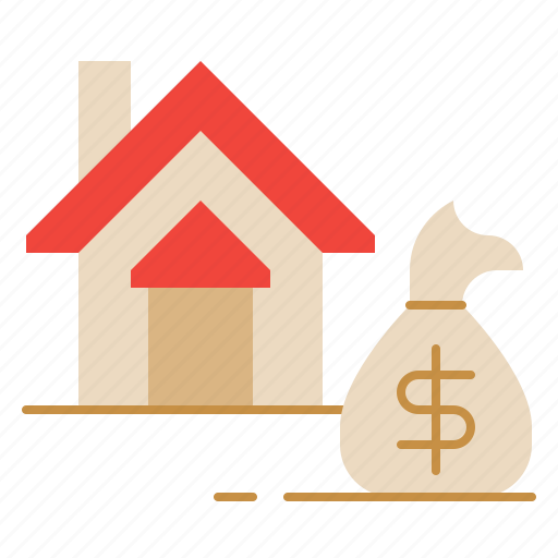 Mortgage, home, money, bag, loan, finance, financial icon - Download on Iconfinder